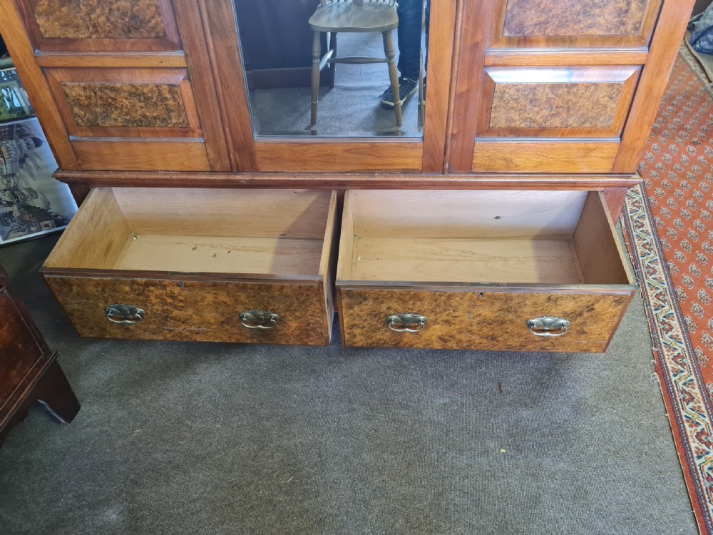 ANTIQUE WALNUT WARDROBE  View XI