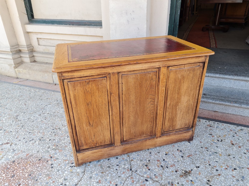 ANTIQUE OAK DESK View VIII