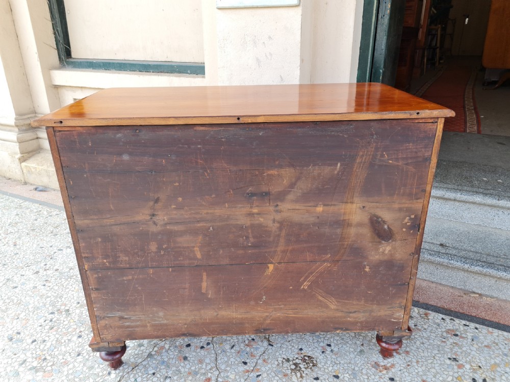 VICTORIAN MAHOGANY  SMALL CHEST OF DRAWERS  View X