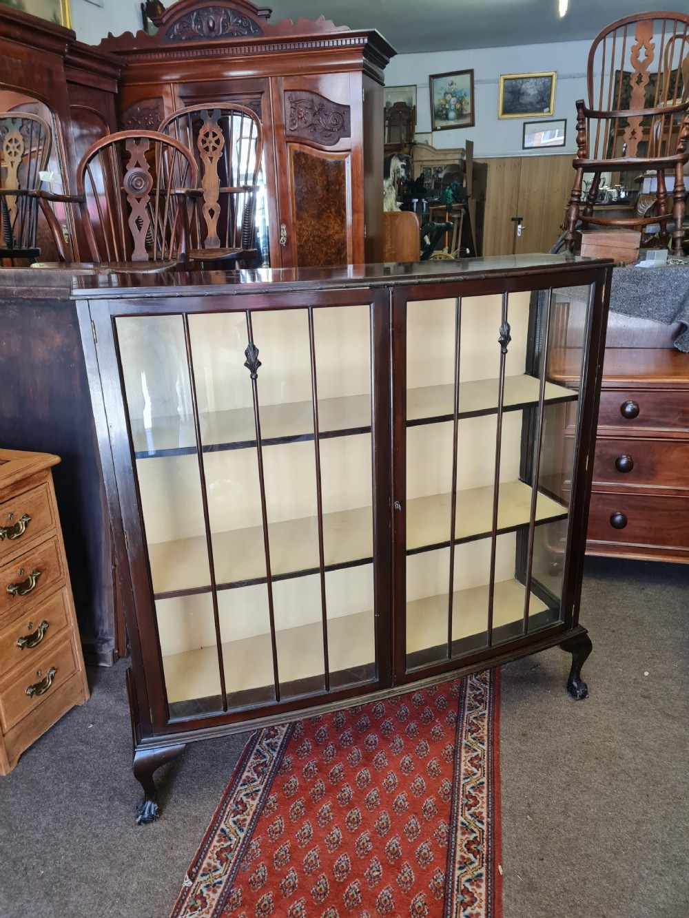 ANTIQUE CHINA CABINET 