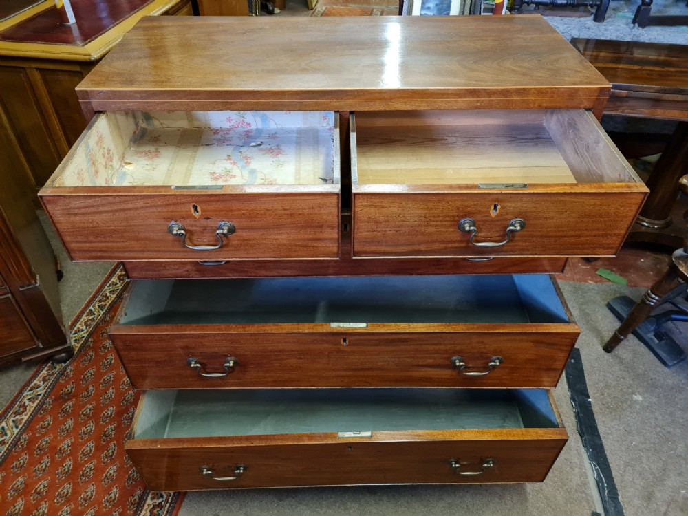 ANTIQUE MAHOGANY CHEST OF DRAWERS  View VI