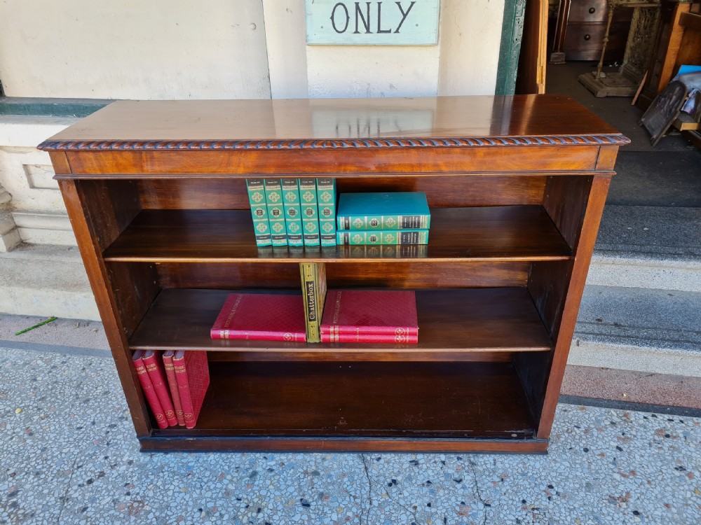 ANTIQUE OPEN BOOKCASE  View II