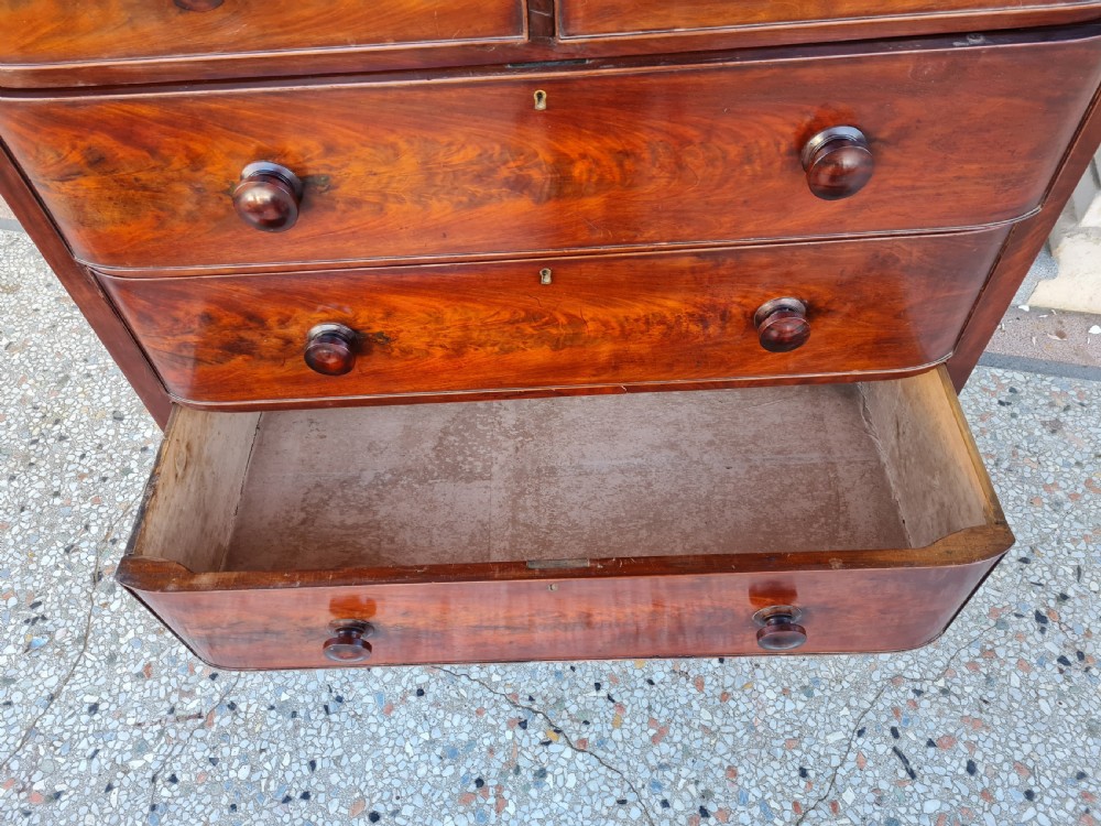 ANTIQUE MAHOGANY CHEST OF DRAWERS  View VI