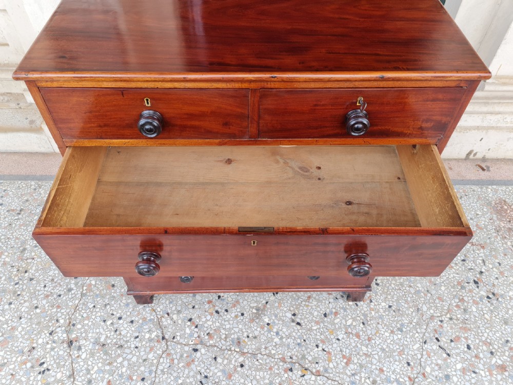 VICTORIAN  MAHOGANY CHEST OF DRAWERS View VII
