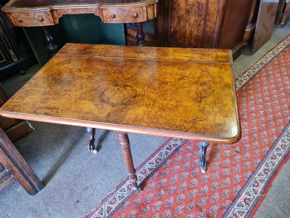 BURR WALNUT  SIDE TABLE  View XI