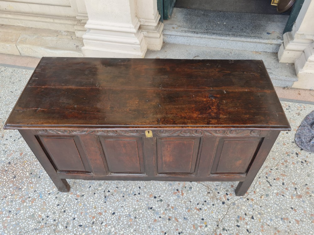 OAK WELSH BLANKET BOX / COFFER  View XI