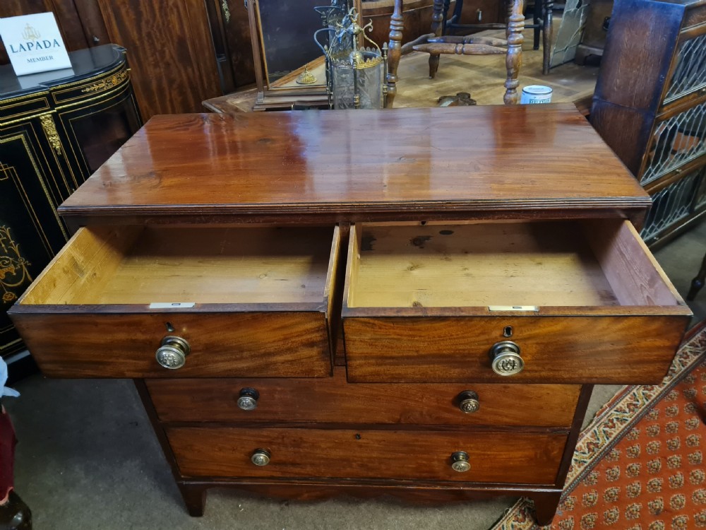 ANTIQUE MAHOGANY CHEST OF DRAWERS  View III