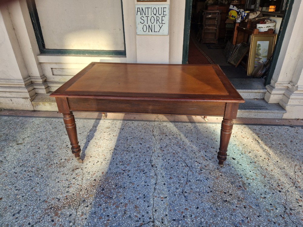 ANTIQUE LIBRARY TABLE  View IV