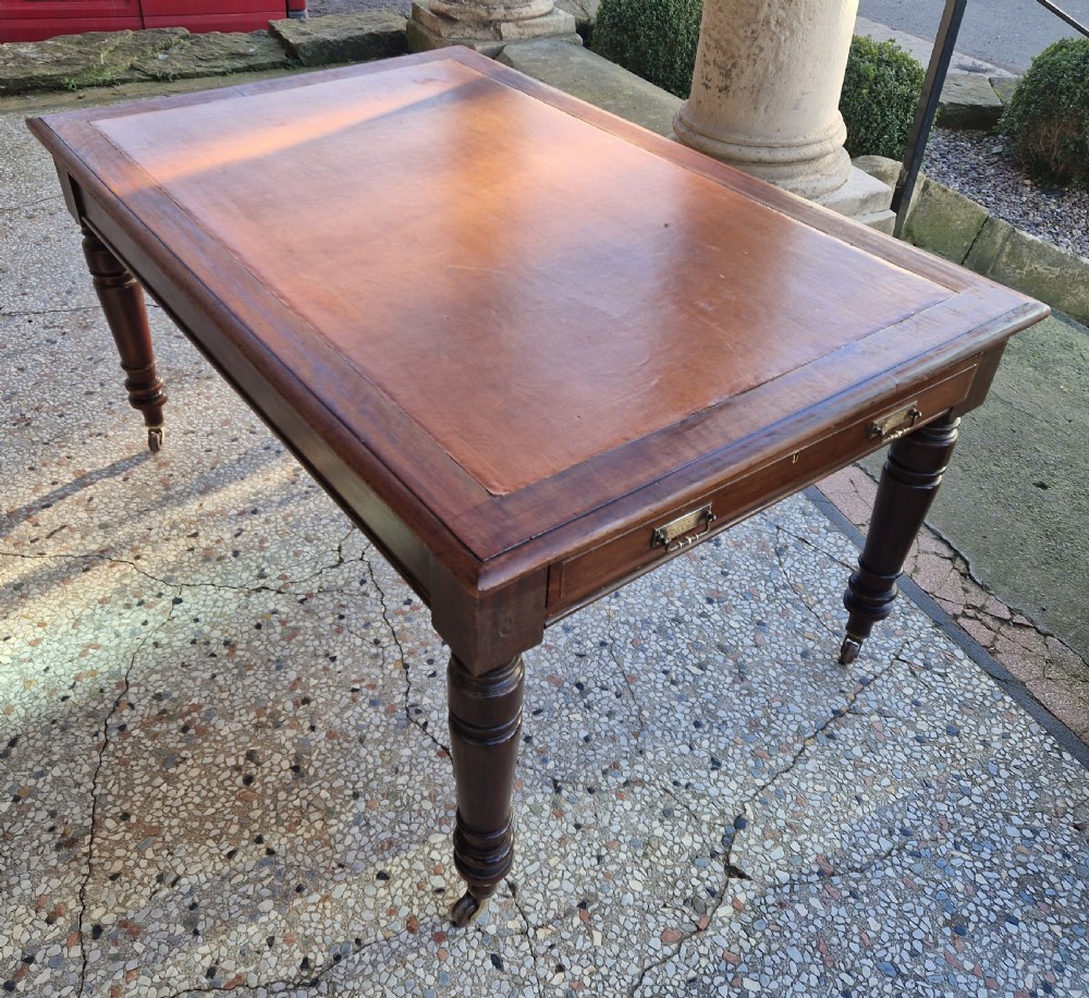 ANTIQUE LIBRARY TABLE  View X