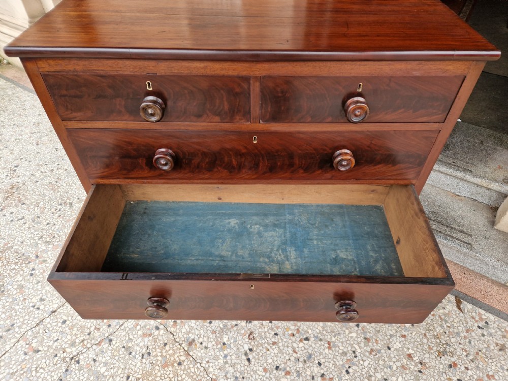 VICTORIAN MAHOGANY CHEST OF DRAWERS View X