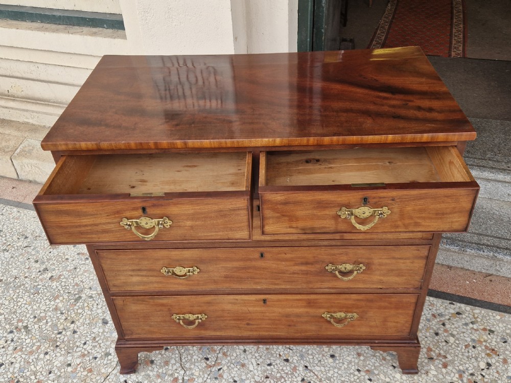 ANTIQUE MAHOGANY CHEST OF DRAWERS  View VI