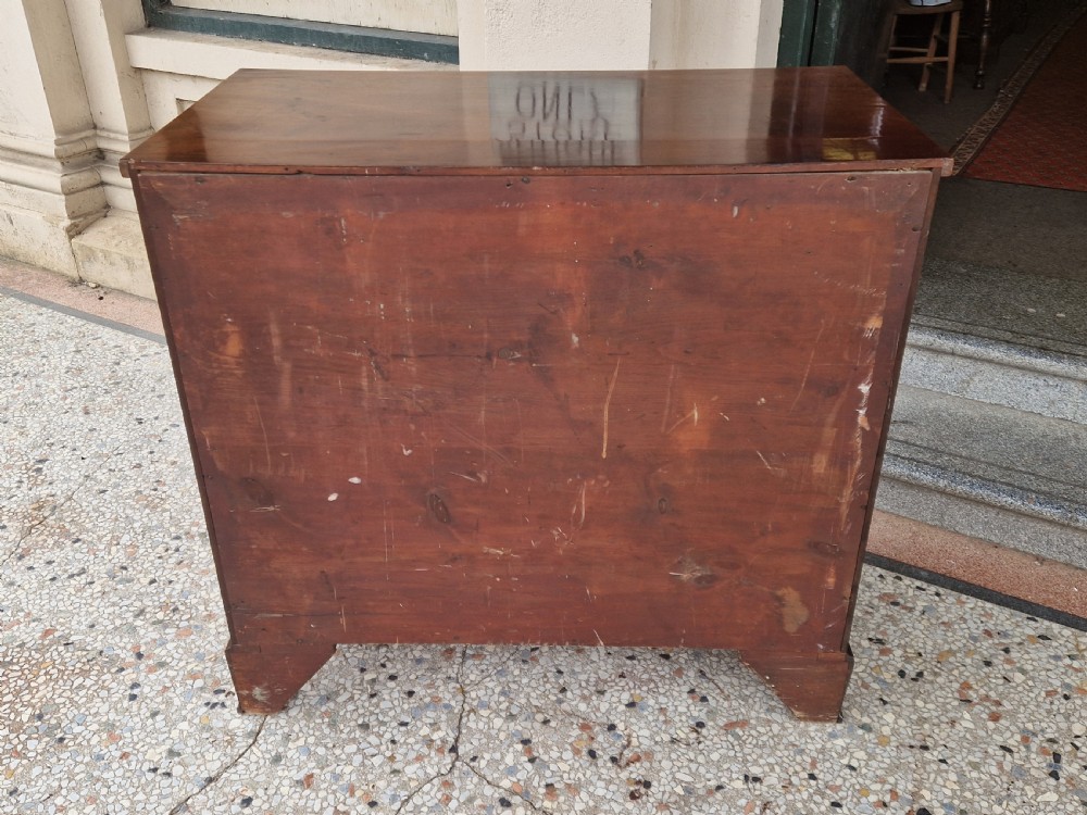ANTIQUE MAHOGANY CHEST OF DRAWERS  View X