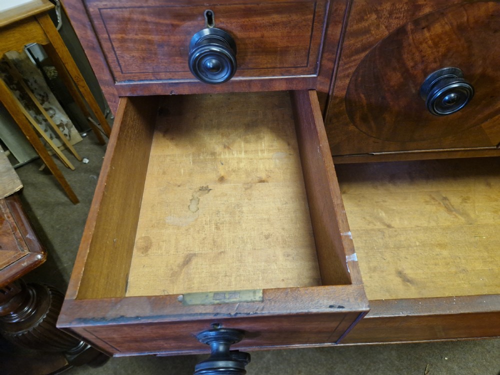 GEORGIAN SECRETAIRE CHEST OF DRAWERS View VI