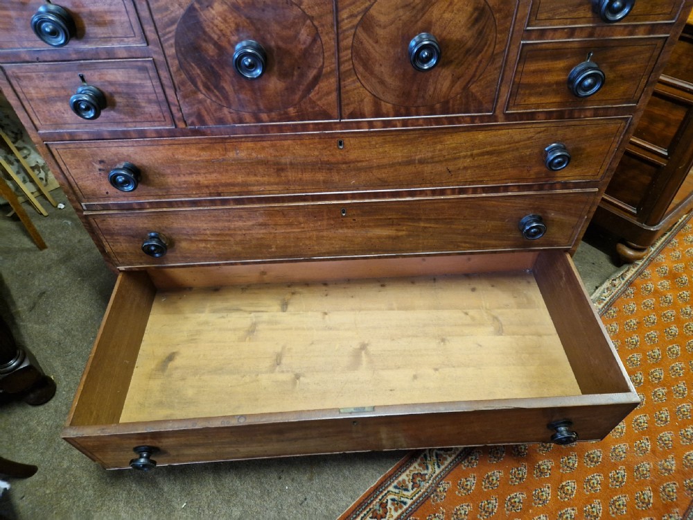 GEORGIAN SECRETAIRE CHEST OF DRAWERS View VIII