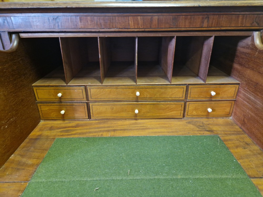 GEORGIAN SECRETAIRE CHEST OF DRAWERS View IX
