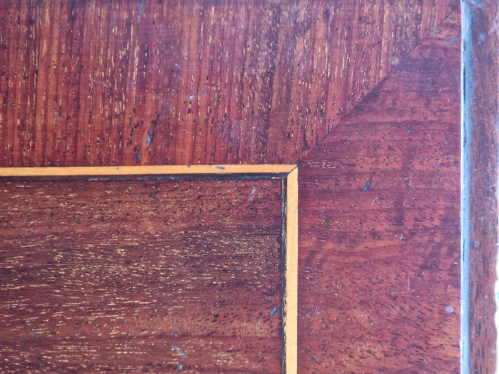  A LOVELY GEORGIAN MAHOGANY CHEST OF DRAWERS  View VIII
