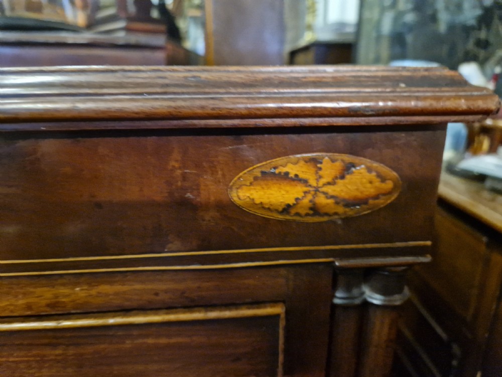 GEORGIAN MAHOGANY CHEST OF DRAWERS  View V