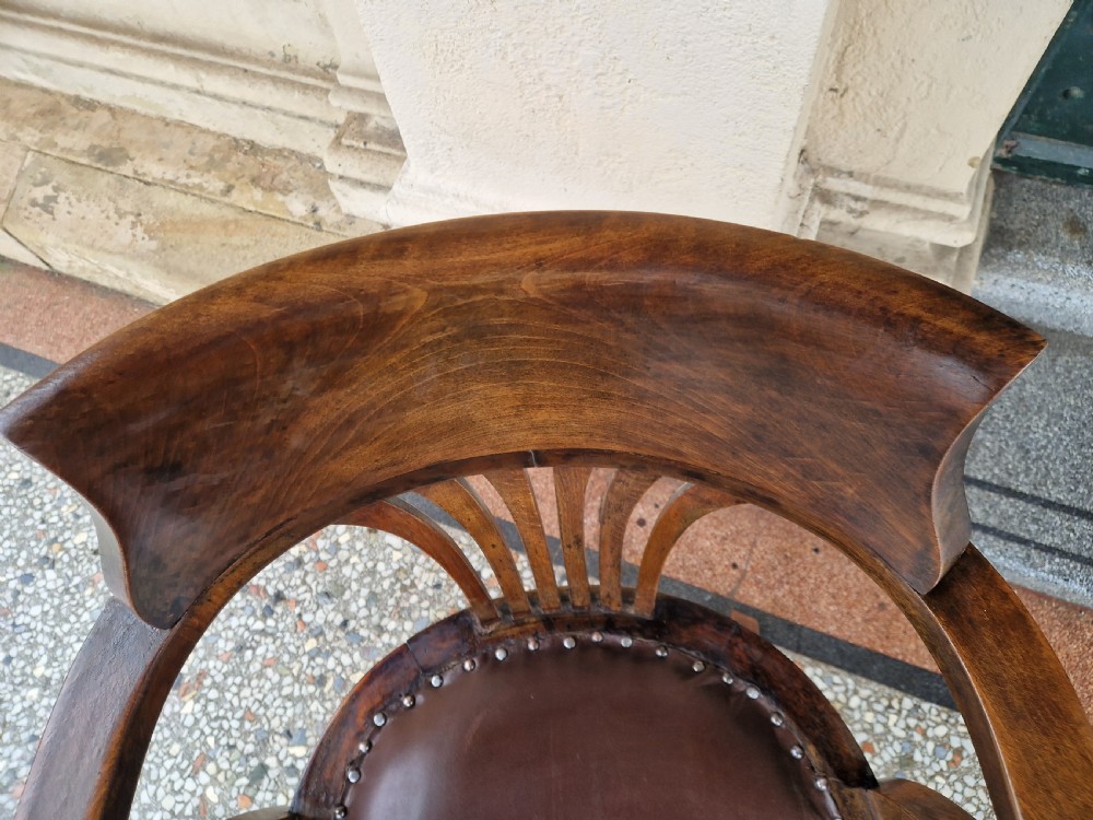 ANTIQUE DESK CHAIR  View XI