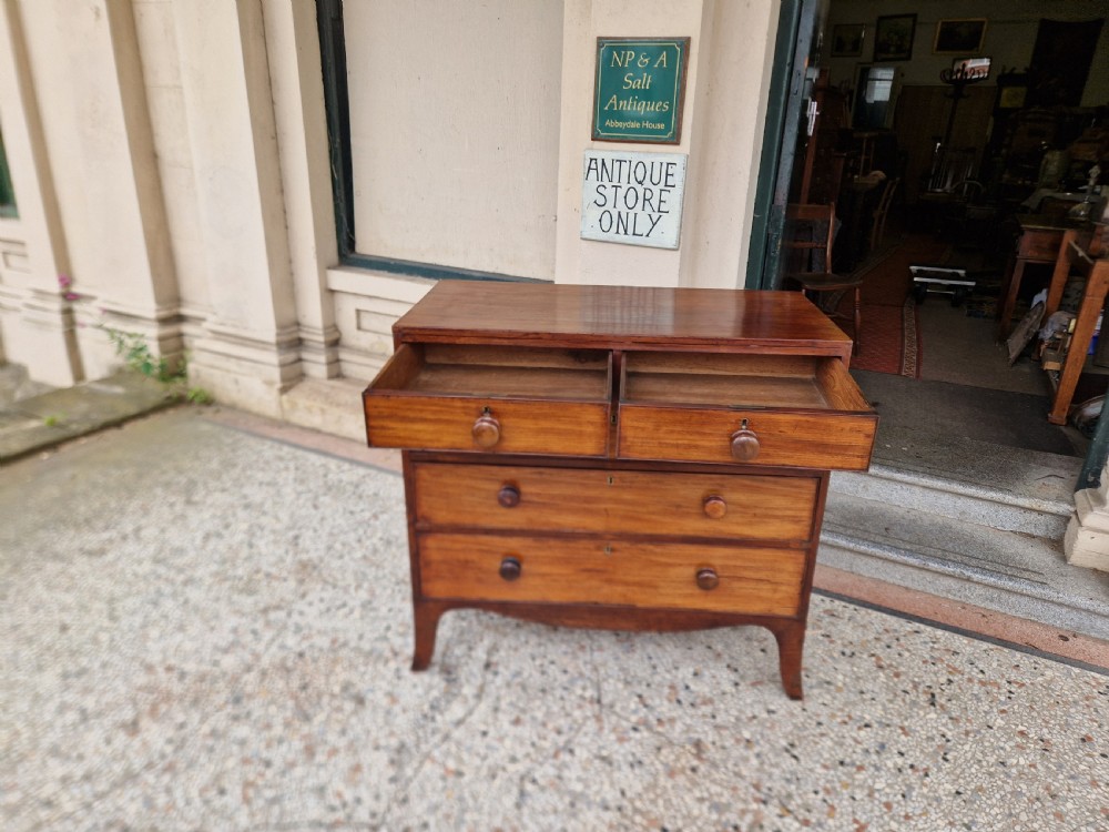 ANTIQUE MAHOGANY CHEST OF DRAWERS  View VII