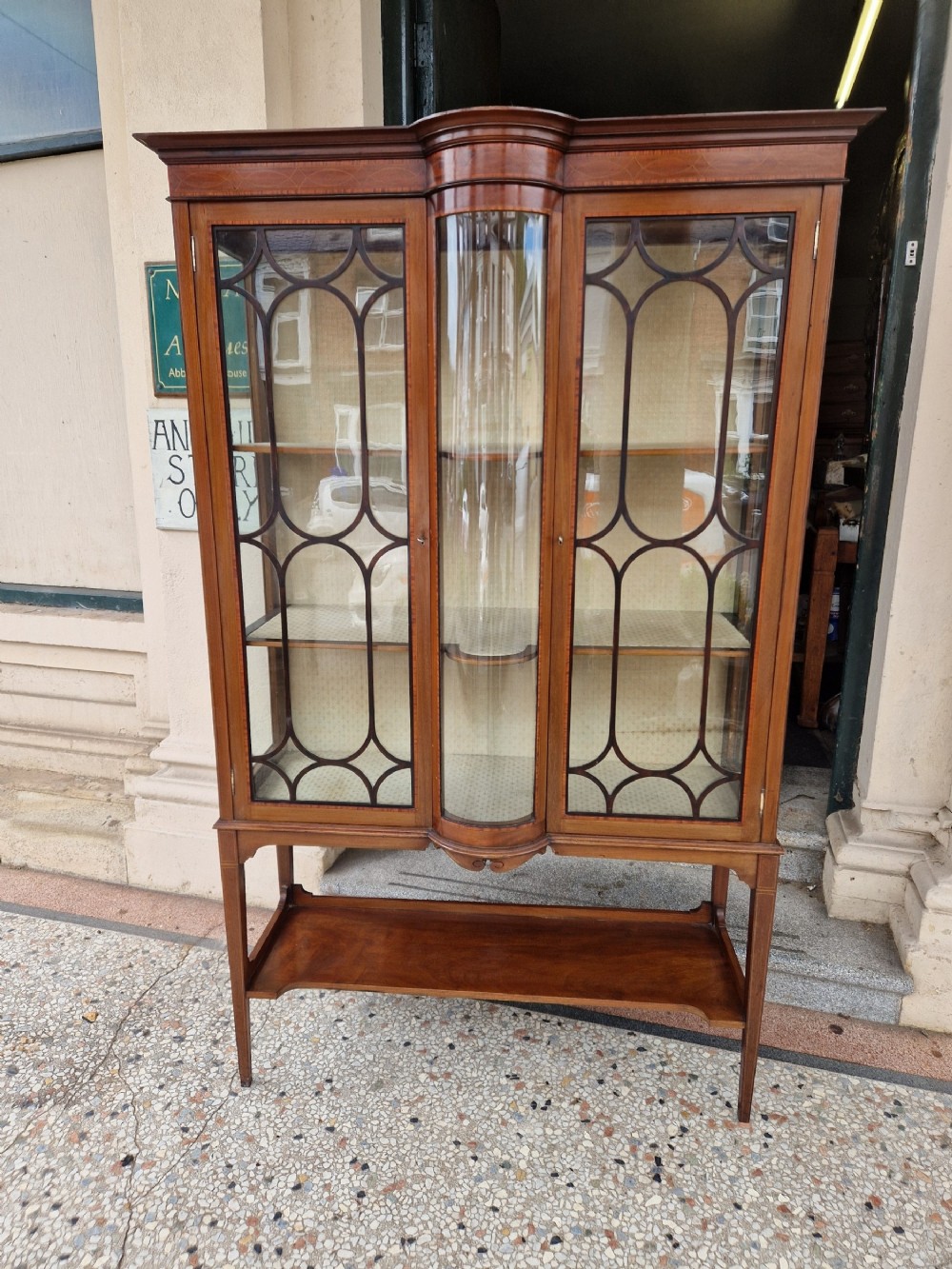 EDWARDIAN DISPLAY CABINEY 