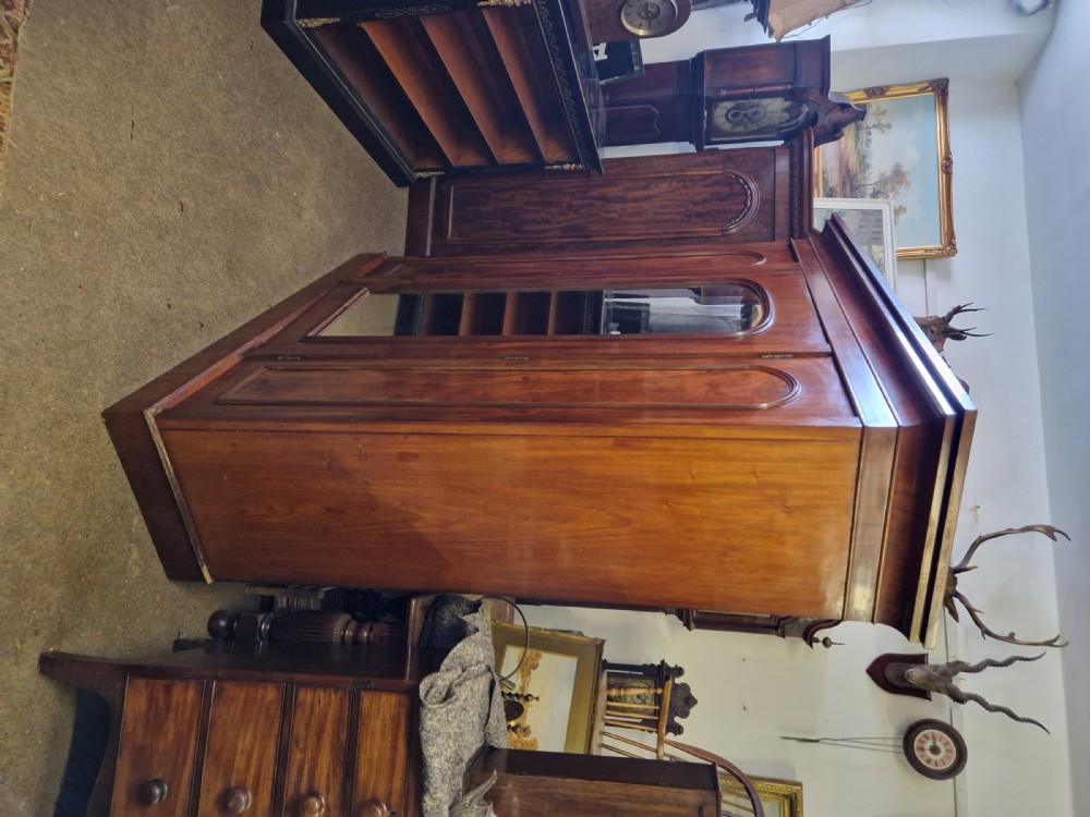 Victorian Mahogany combination wardrobe 
 View XIV