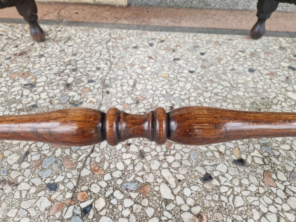 ANTIQUE SOLID  OAK SIDE /HALL TABLE  View VII