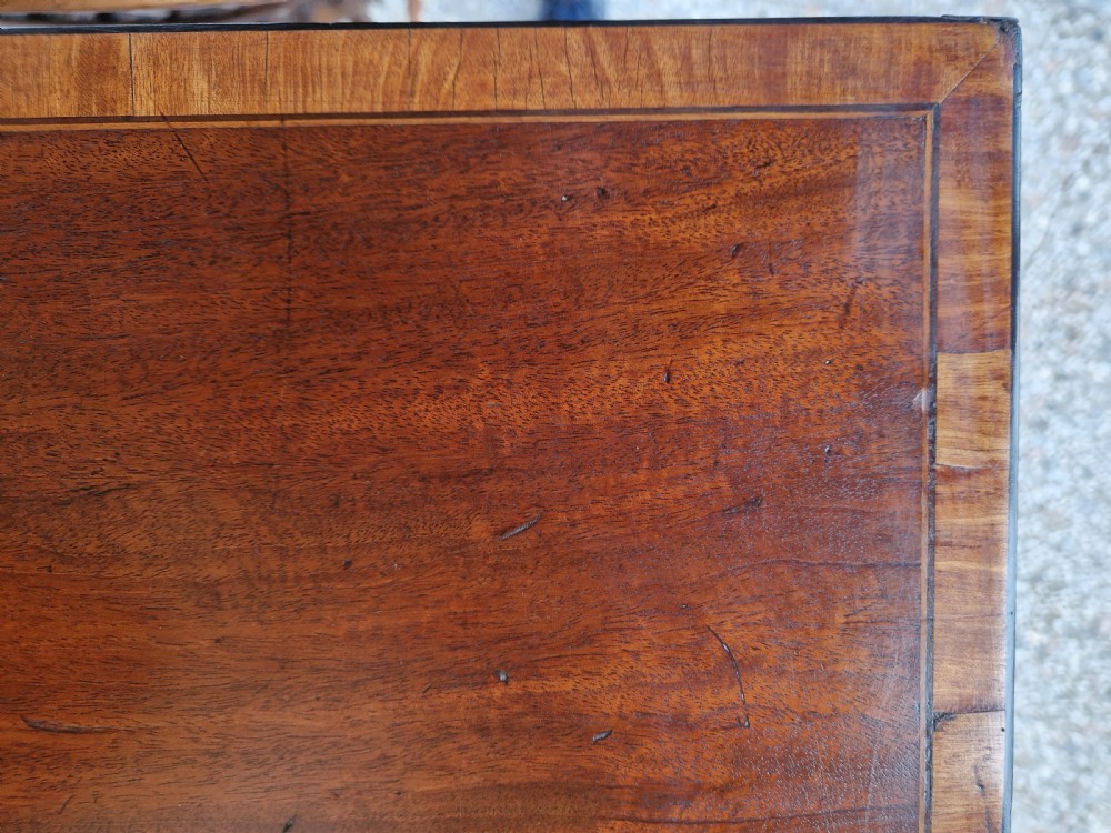 GEORGIAN MAHOGANY CHEST OF DRAWERS  View VI