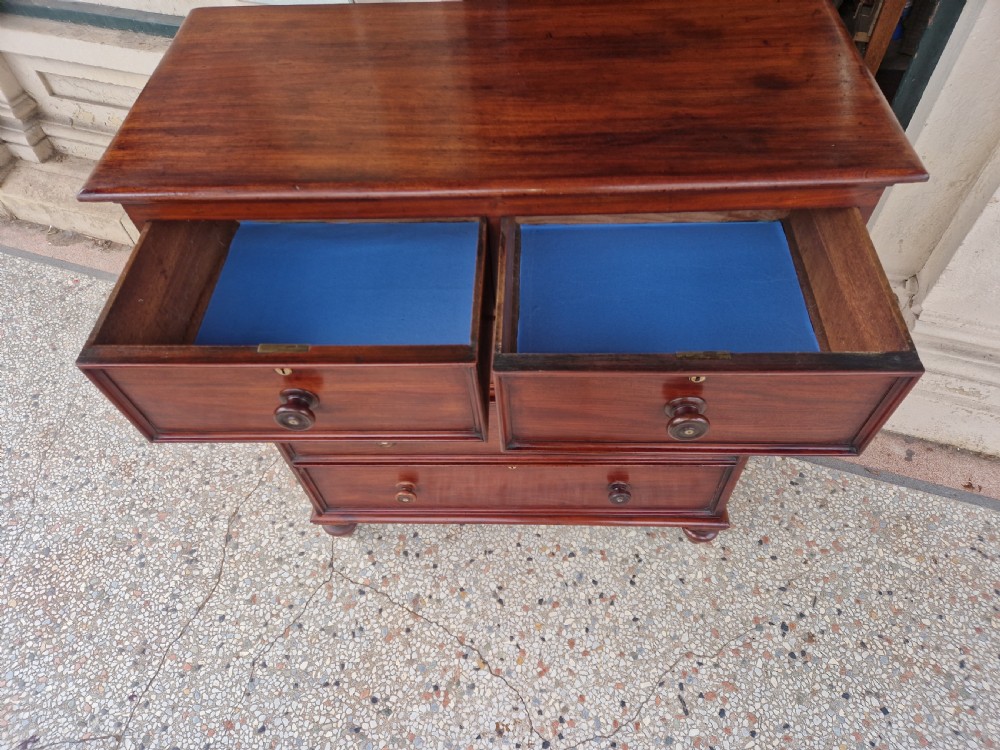 VICTORIAN MAHOGANY CHEST OF DRAWERS  View X