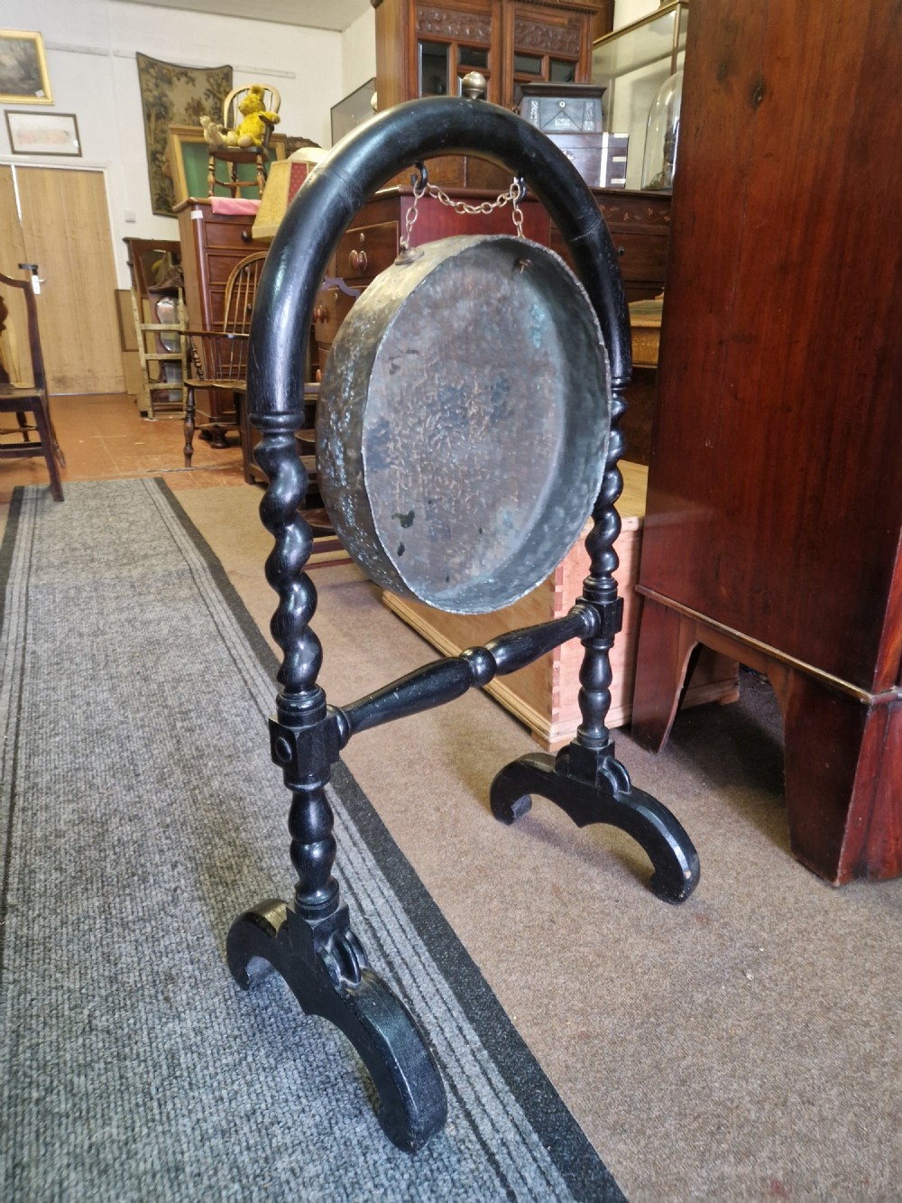ANTIQUE DINNER GONG View III