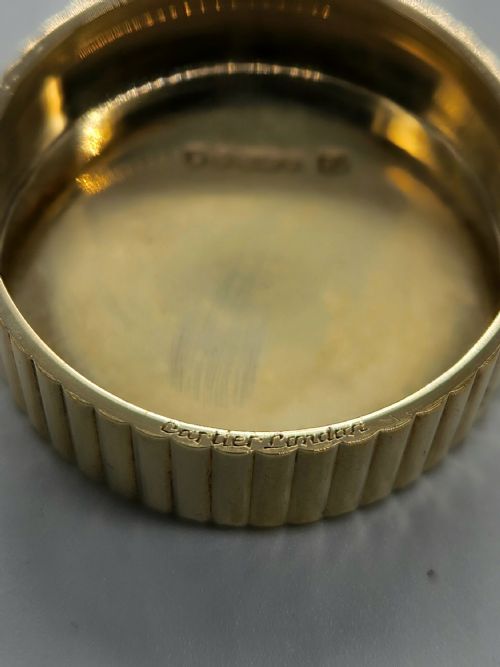 AN ELEGANT CARTIER LONDON ROUND GOLD BOX 1945 - ADDITIONAL PHOTO 7