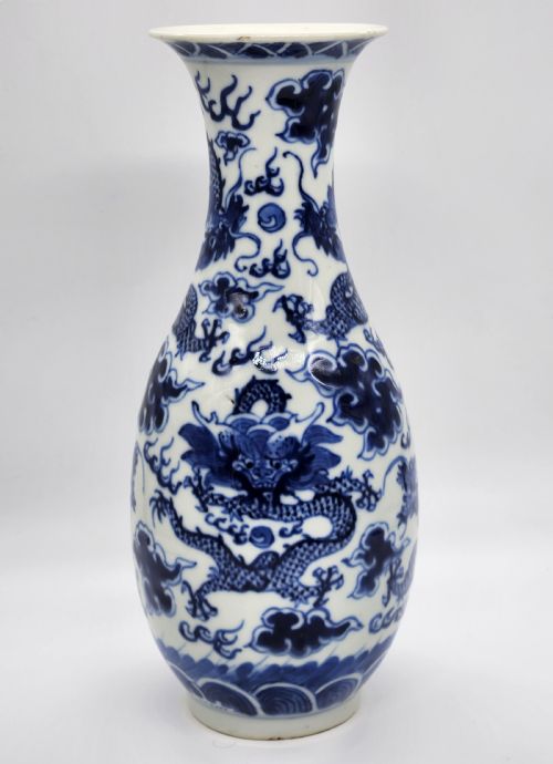 A CHINESE BLUE AND WHITE PORCELAINE ... 12