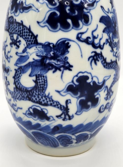 A CHINESE BLUE AND WHITE PORCELAINE ... 15
