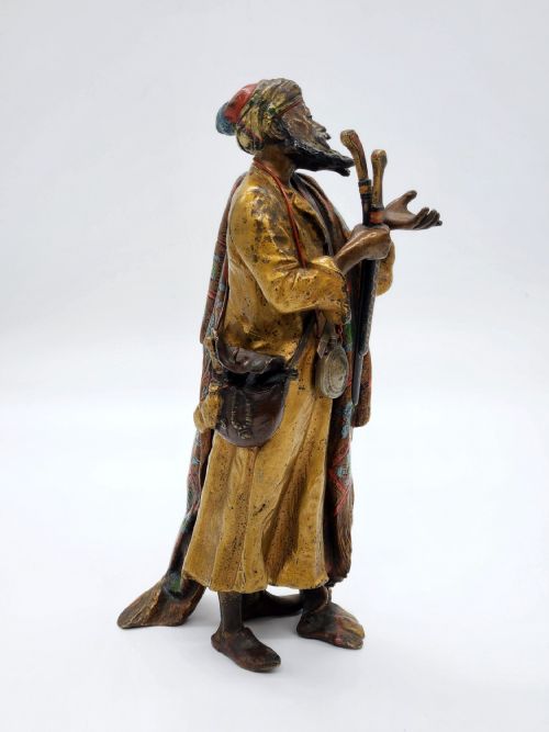 A RARE EARLY 20TH CENTURY COLD PAINTED ... 3
