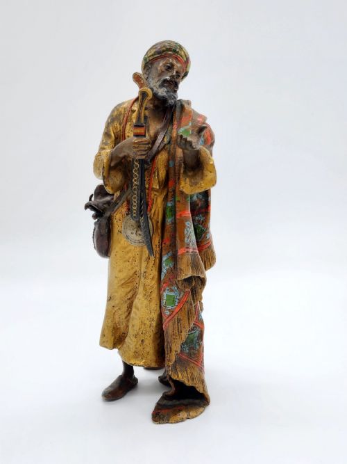 A RARE EARLY 20TH CENTURY COLD PAINTED ... 11