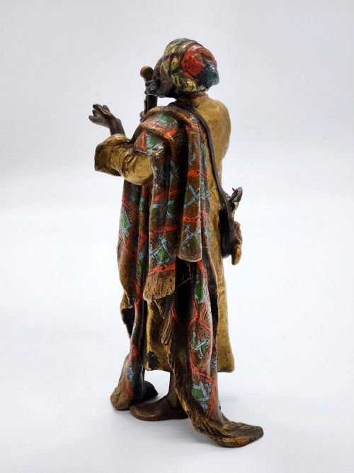 A RARE EARLY 20TH CENTURY COLD PAINTED ... 5