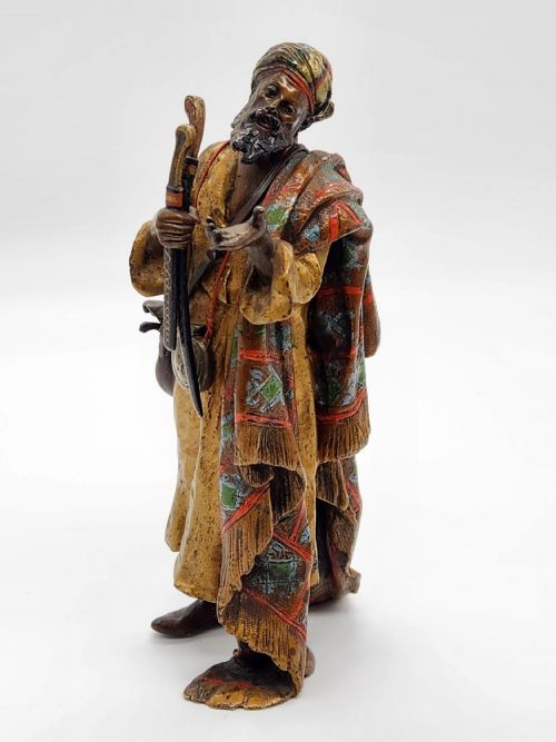 A RARE EARLY 20TH CENTURY COLD PAINTED ... 7