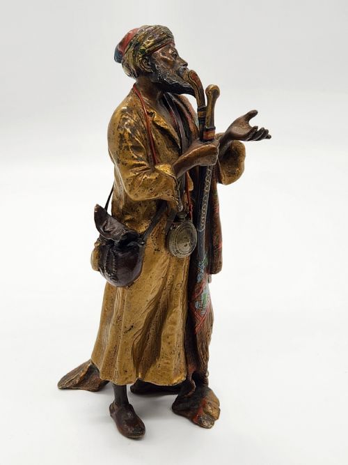 A RARE EARLY 20TH CENTURY COLD PAINTED ... 9