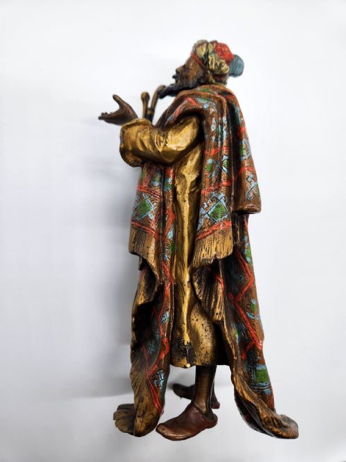 A RARE EARLY 20TH CENTURY COLD PAINTED ... 14