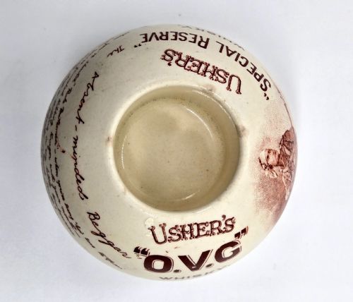 USHER'S O.V.G. WHISKY ADVERTISING MATCH STRIKER BY ... 3