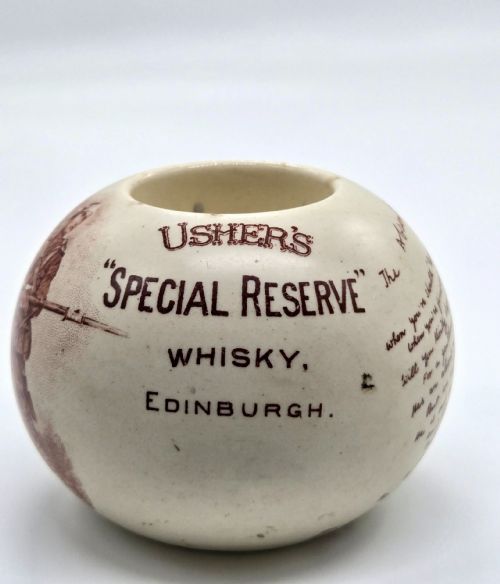 USHER'S O.V.G. WHISKY ADVERTISING MATCH STRIKER BY ... 7