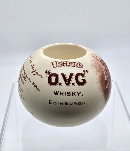 USHER'S O.V.G. WHISKY ADVERTISING MATCH STRIKER BY ... 14