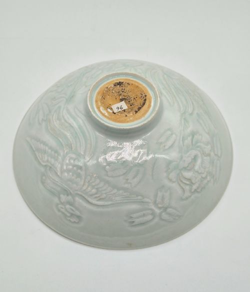 A LARGE CHINESE QINGBAI-GLAZED CONICAL BOWL ... 8