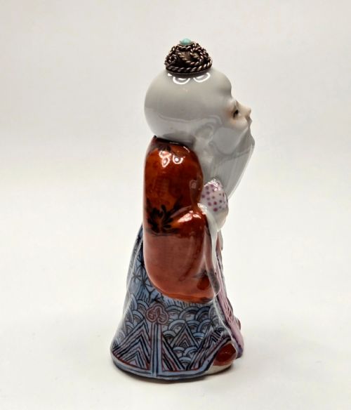 A CHINESE FIGURAL FAMILLE ROSE PORCELAIN SNUFF BOTTLE OF SHOULAO LATE 19TH CENTURY - ADDITIONAL PHOTO 11