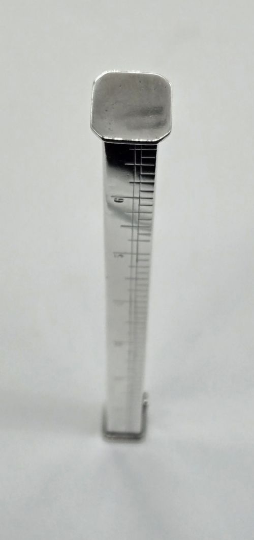 A RARE EDWARDIAN SILVER DESK RULER SEALING ... 8