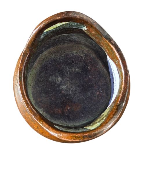 ANTIQUE CHINESE SCHOLAR'S STUDIO BRONZE CENSER -- ... 11