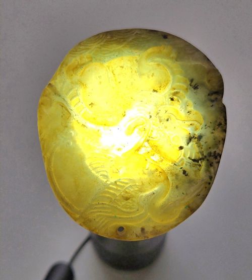 REPUBLIC PERIOD (C. 1920S) CHINESE JADE "AUSPICIOUS" ... 4