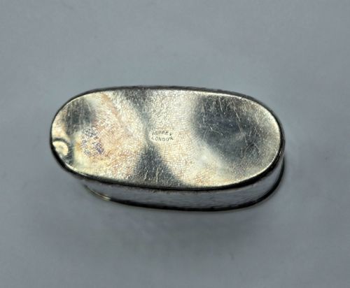 RARE VICTORIANEDWARDIAN ASPREY LONDON STERLING SILVER GLASS HIP FLASK HAMMERED FINISH C18991901 - ADDITIONAL PHOTO 21