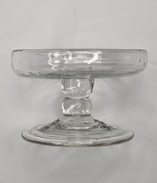 A RARE GEORGE II MINIATURE LEAD GLASS PATCH STAND CIRCA 1730 EARLY GEORGIAN PERIOD - ADDITIONAL PHOTO 11