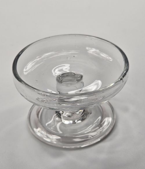 A RARE GEORGE II MINIATURE LEAD GLASS PATCH STAND CIRCA 1730 EARLY GEORGIAN PERIOD - ADDITIONAL PHOTO 9