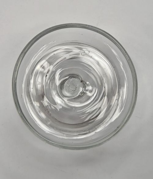 A RARE GEORGE II MINIATURE LEAD GLASS PATCH STAND CIRCA 1730 EARLY GEORGIAN PERIOD - ADDITIONAL PHOTO 10